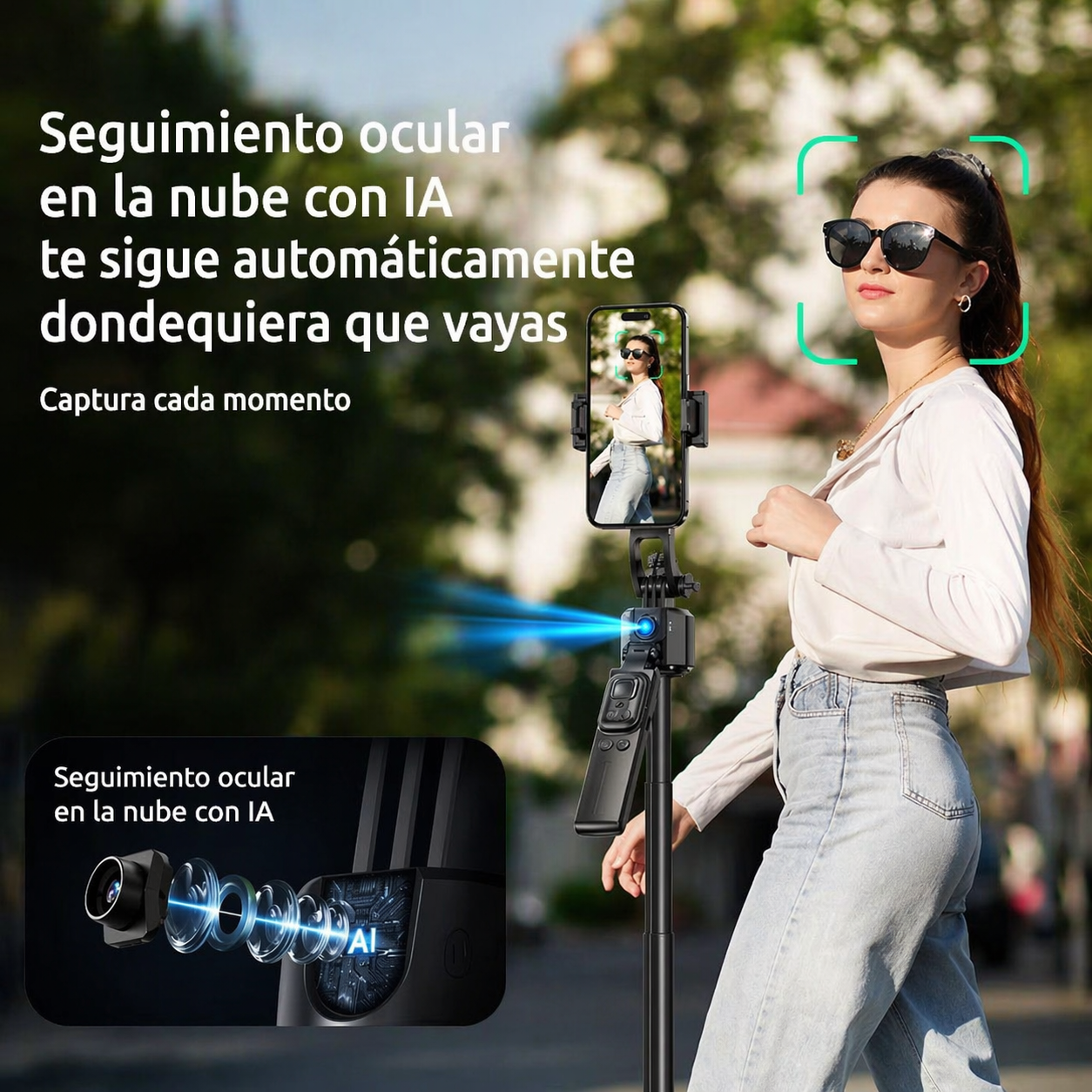 TRÍPODE C17 CON MOVIMIENTO FACIAL